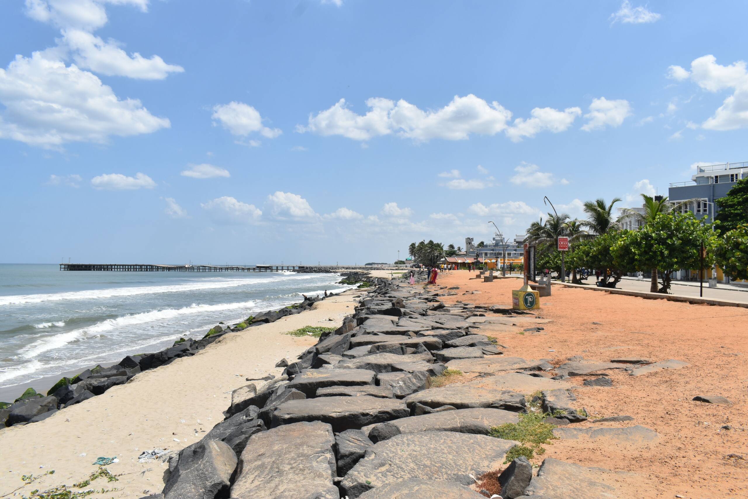 Puducherry Promenade Beach